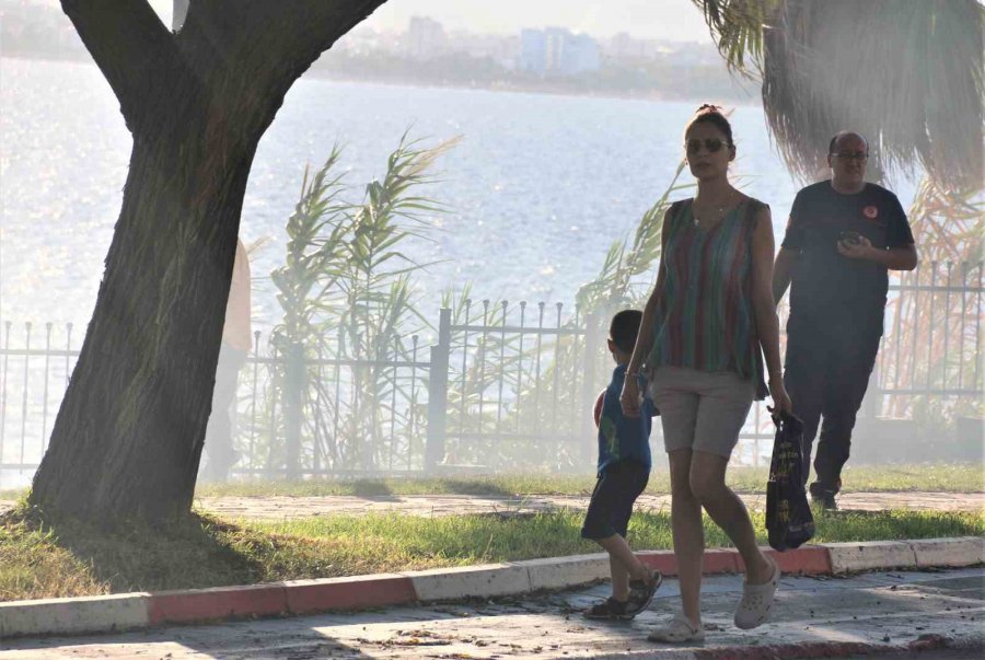 Antalya’da Falezlerde Yangın Paniği