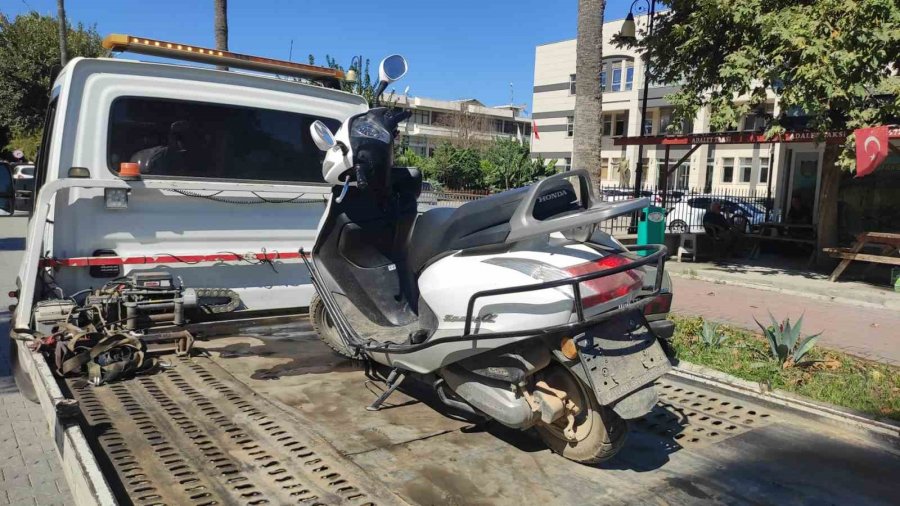Gazipaşa’da Plakasız Motosiklet Kullanan Sürücüye 7 Bin Lira Ceza