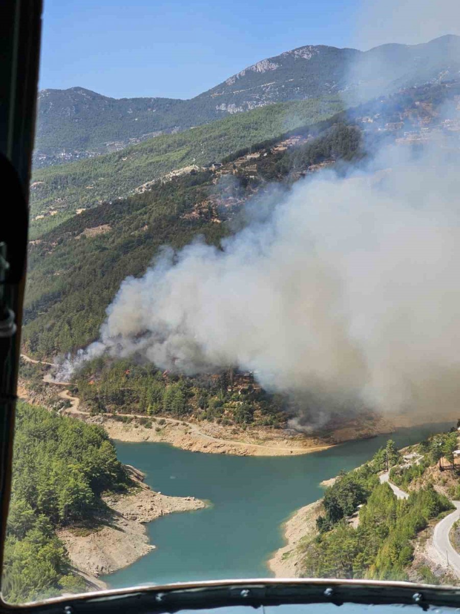 Alanya’da Orman Yangını Başladı