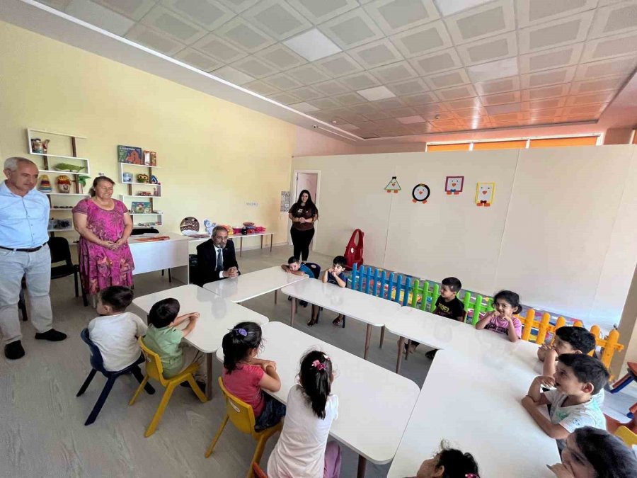 Tarsus Belediyesinin Kreşleri Çocukların Eğitime Katkı Sunuyor