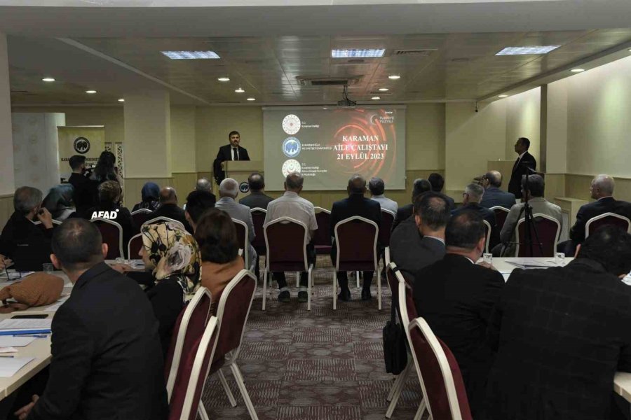 Karaman’da “aile Çalıştayı” Düzenlendi