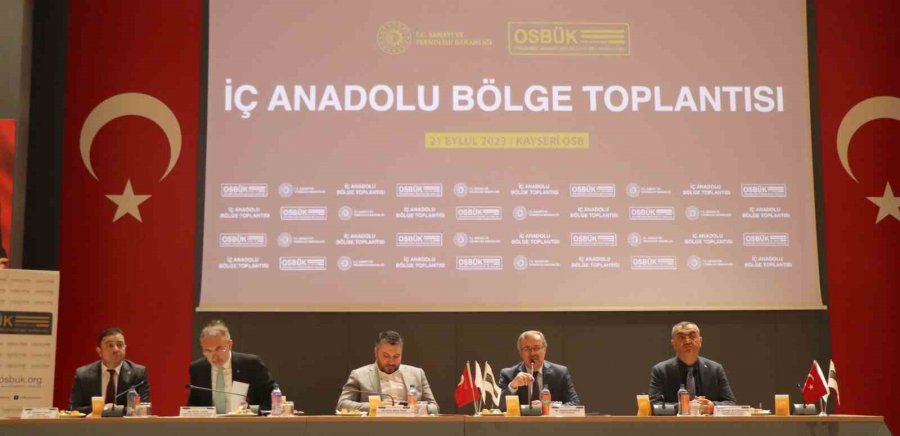 Kayseri’de Osbük İç Anadolu Bölge Toplantısı Gerçekleştirildi