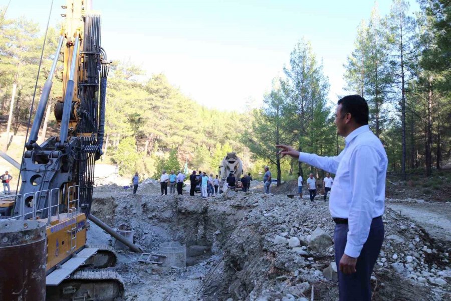 Kaş’ta Lengüme Köprüsü’nün Temeli Atıldı