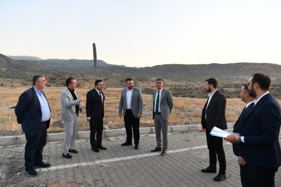 Bakan Yardımcısı İnan, Kayseri Osb’nin Talep Ettiği Arazide İnceleme Yaptı