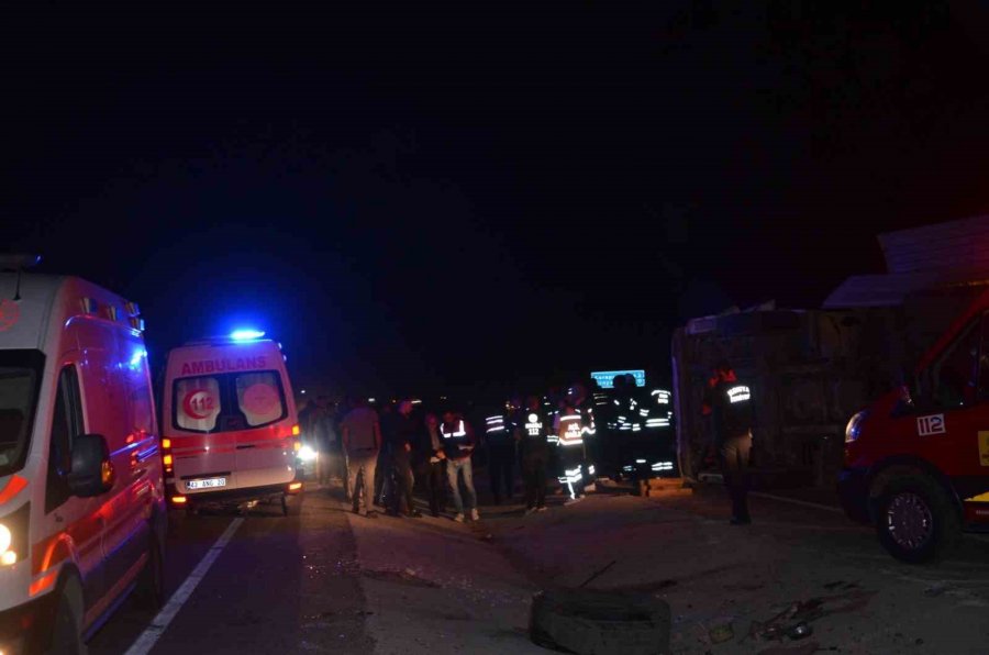 Konya’da İki Tır Çarpıştı: 1 Ölü, 1 Yaralı