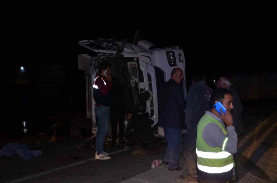 Konya’da İki Tır Çarpıştı: 1 Ölü, 1 Yaralı