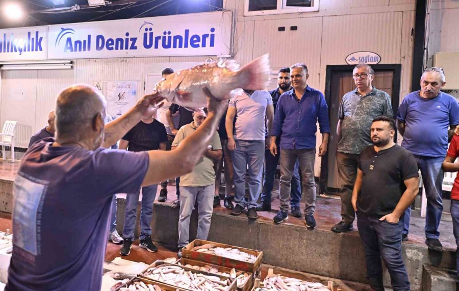 Antalya’da Yasağın Ardından Balık Mezadı Başladı