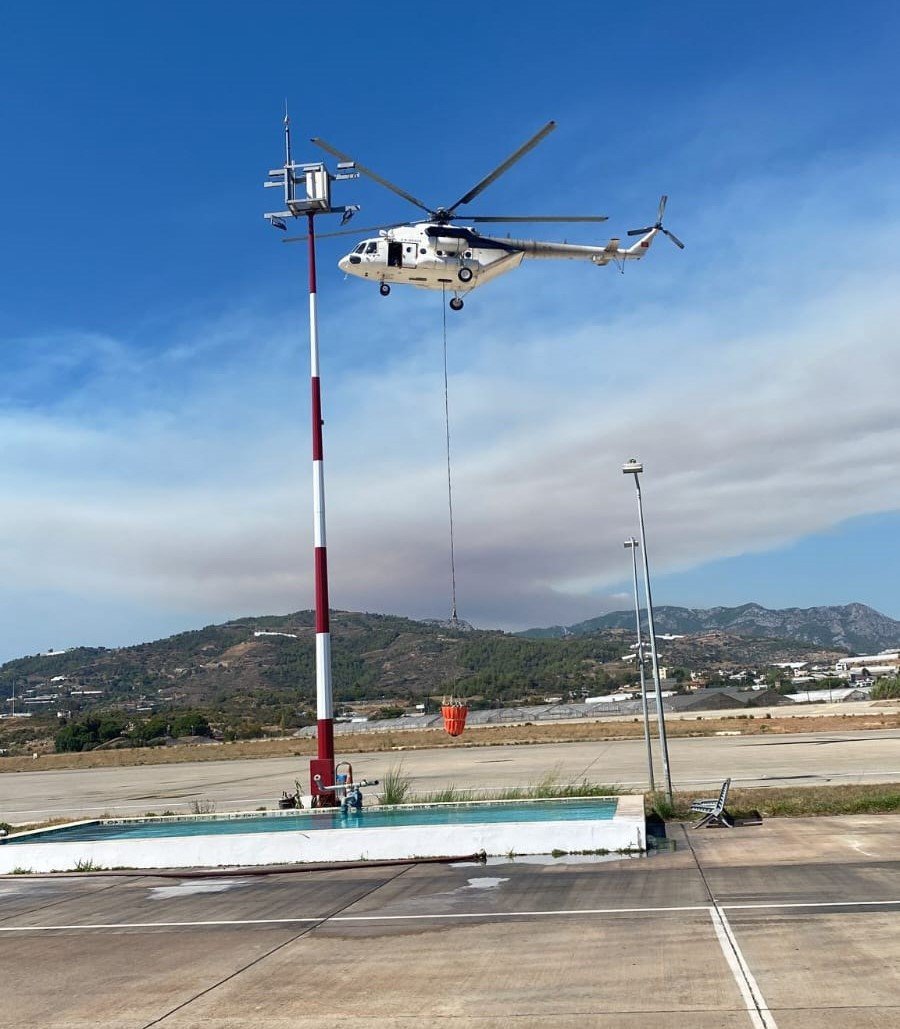 Yüz Binlerce Turistin Kullandığı Gazipaşa-alanya Havalimanı, Orman Yangınlarına Müdahalede Önemli Rol Oynuyor