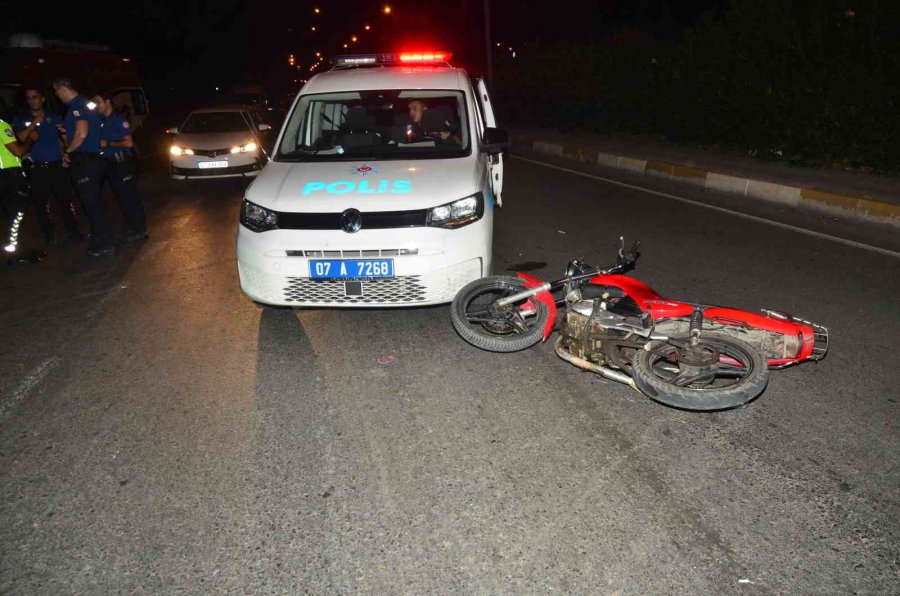 Polisten Kaçan Motosiklet Sürücüsü Kaza Yapınca Yakalandı