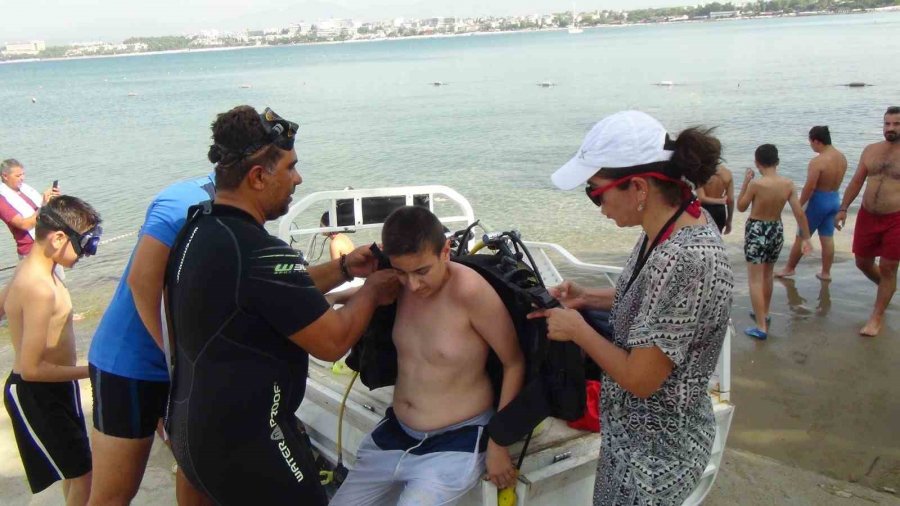 Özel Öğrenciler İlk Kez Dalış Heyecanı Yaşadı