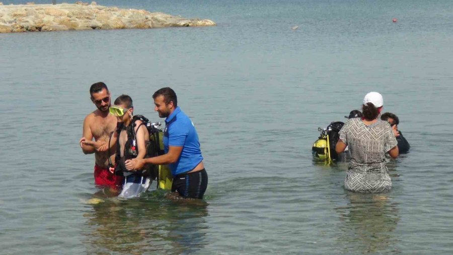 Özel Öğrenciler İlk Kez Dalış Heyecanı Yaşadı