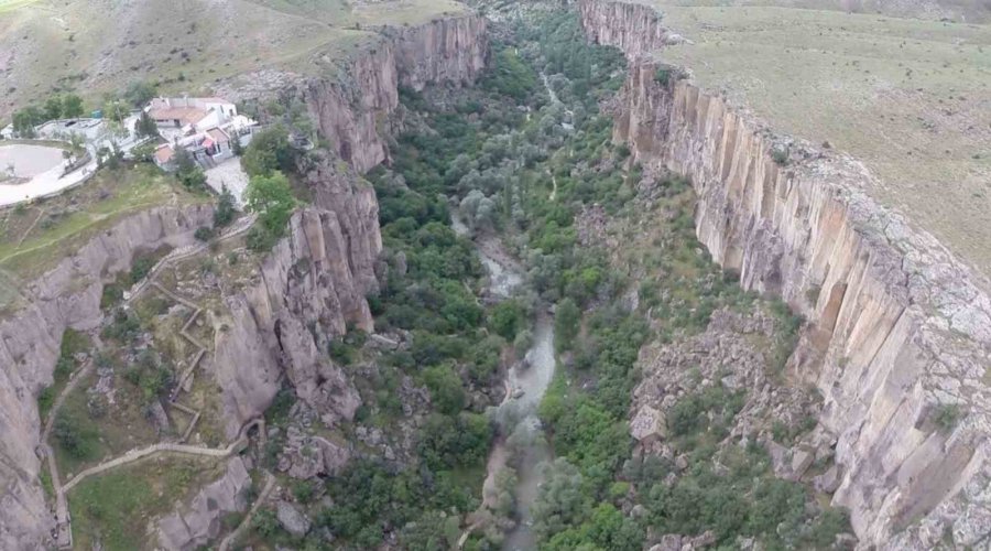 Ihlara Vadisi Yüzlerce Bitki Ve Canlıya Ev Sahipliği Yapıyor