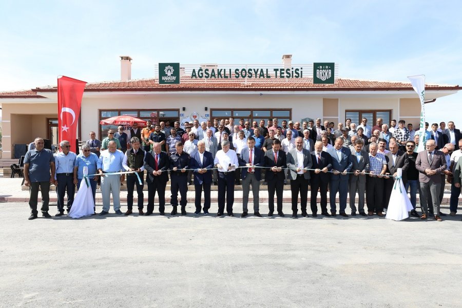 Karatay’da Ağsaklı Sosyal Tesisi Hizmete Açıldı