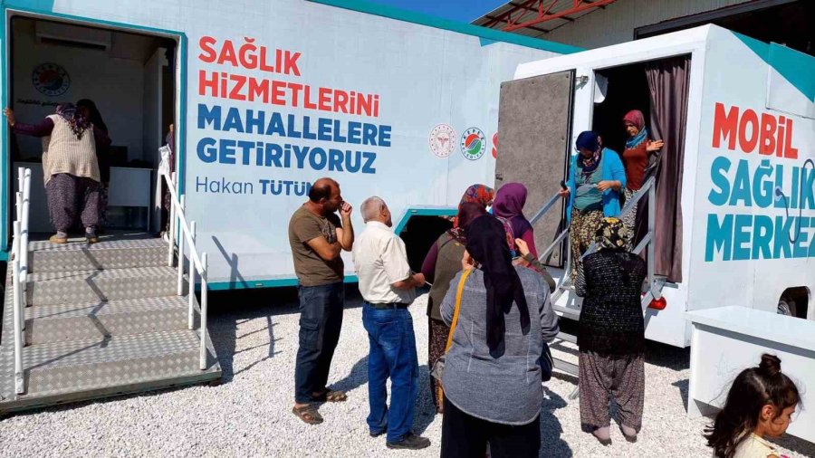 Kepez’in,mobil Sağlık Merkezi Muratpaşa’da