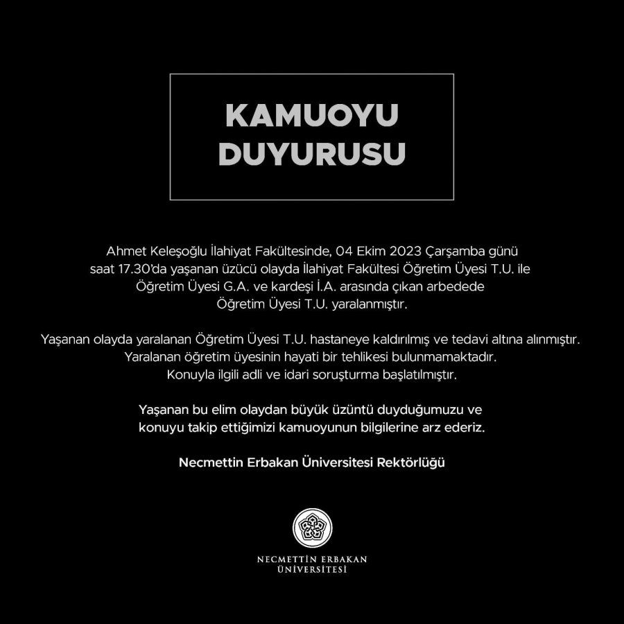 Öğretim Üyesi Profesör Fakültedeki Arbedede Tabancayla Yaralandı