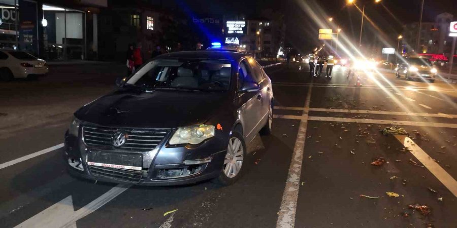 Pazar Dönüşü Otomobilin Çarptığı Yaya Ağır Yaralandı