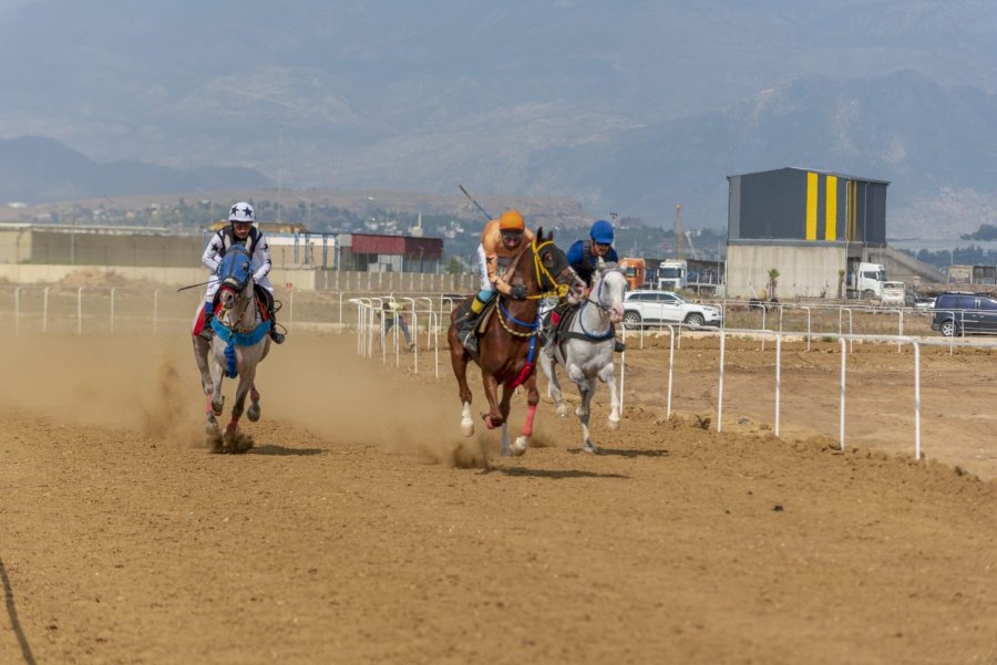 14. Geleneksel Rahvan At Yarışları Nefes Kesti, Attan Düşen Genç Kadın Yaralandı