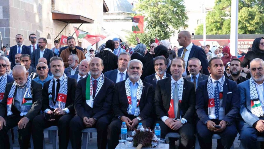 Konya’da ‘özgür Filistin’ Mitingi Düzenlendi