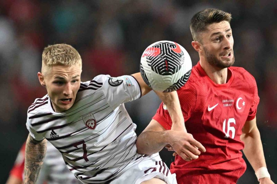 Euro 2024 Elemeleri: Türkiye: 0 - Letonya: 0 (ilk Yarı)