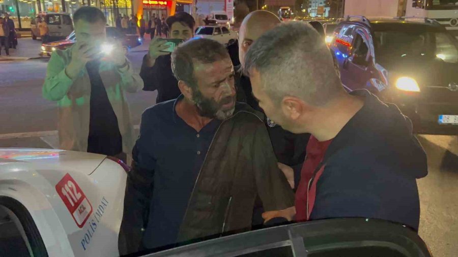 35 Metre Yükseklikteki Esere Çıkan Alkollü Şahıs Ekiplere Zor Anlar Yaşattı