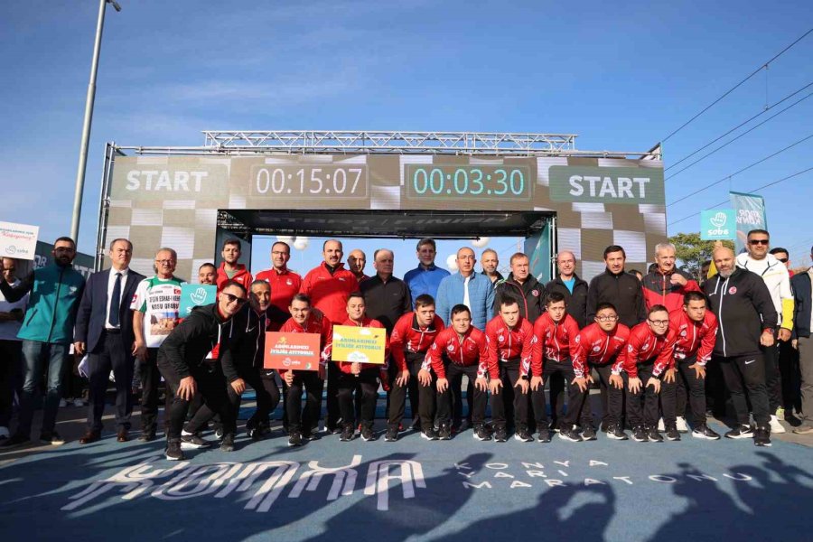 Binlerce Sporcu 2. Uluslararası Konya Yarı Maratonu’nda “iyilik” İçin Koştu