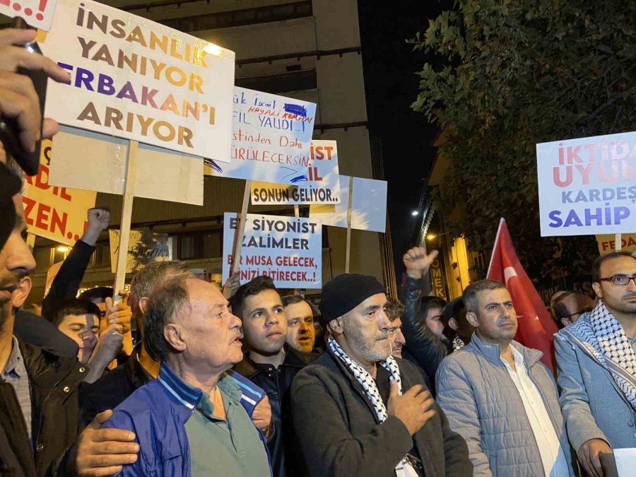 Konya’da İsrail’e Tepki