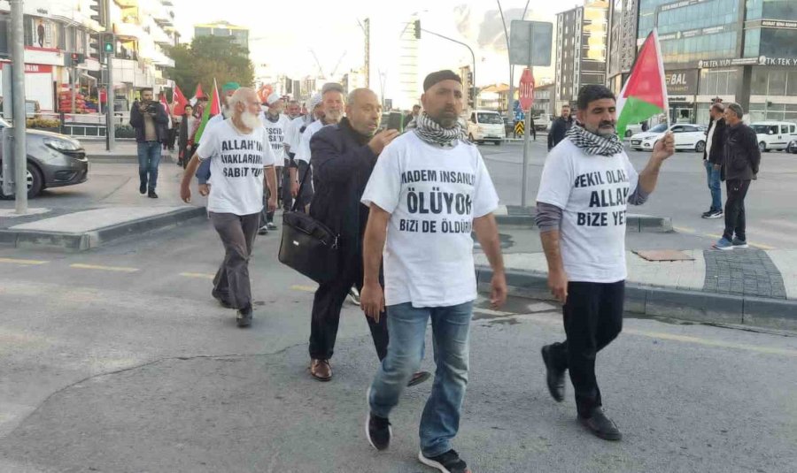 Filistin’e Doğru Yürüyen Gruba Niğde’den De Katılanlar Oldu