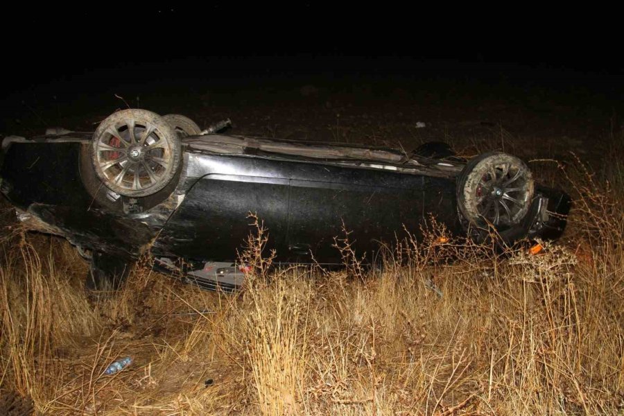 Konya’da Otomobil Takla Attı: 2 Yaralı