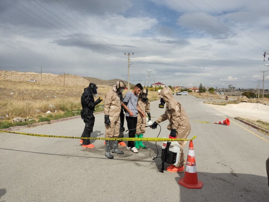 Niğde’de Yapılan Kbrn Tatbikatı Gerçeğini Aratmadı