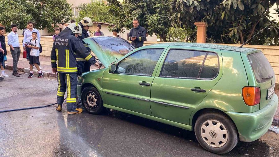 Adliye Çalışanı İş Çıkışı Otomobilini Yanmış Halde Buldu