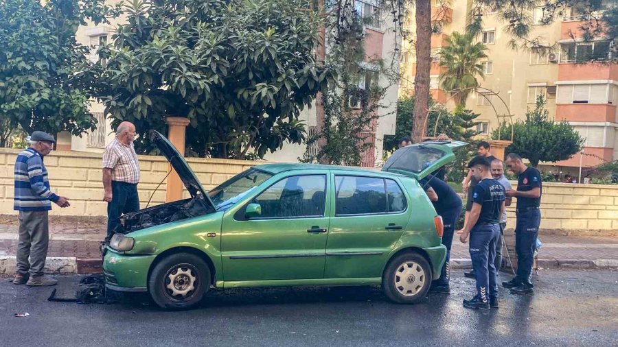 Adliye Çalışanı İş Çıkışı Otomobilini Yanmış Halde Buldu