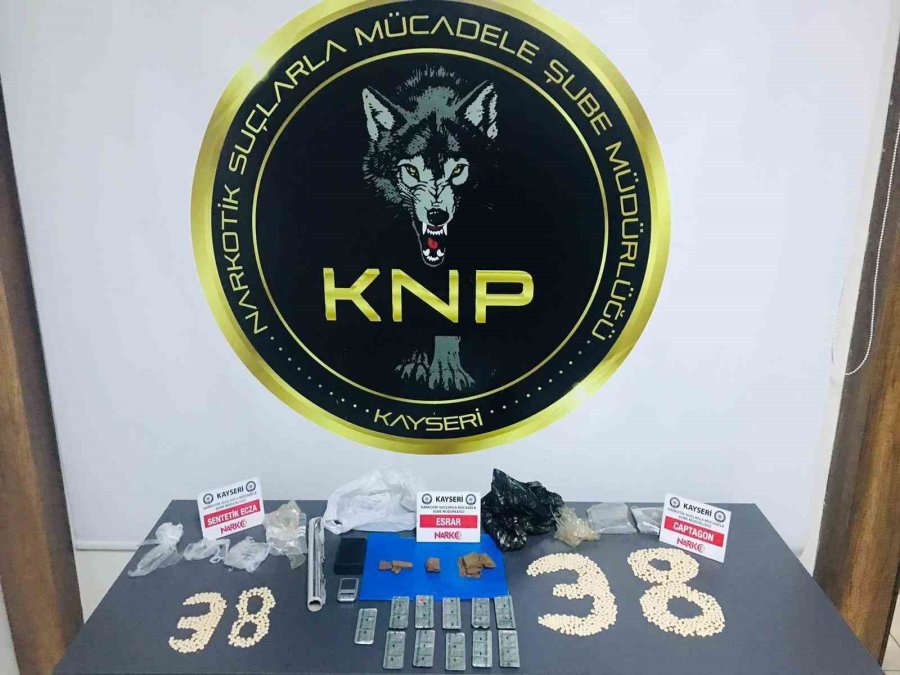 Narkotik Ekipleri Kayseri’de Uyuşturucuya Geçit Vermiyor