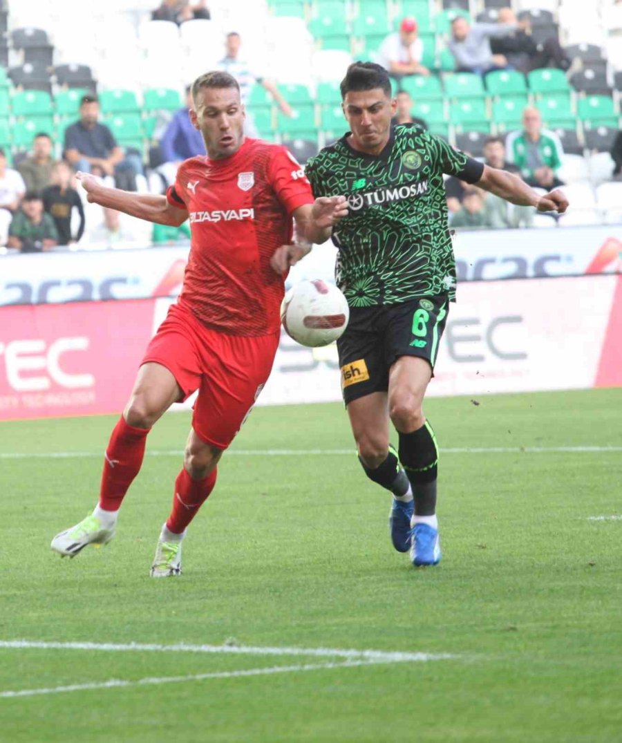 Trendyol Süper Lig: Konyaspor: 0 - Pendikspor: 0 (ilk Yarı)