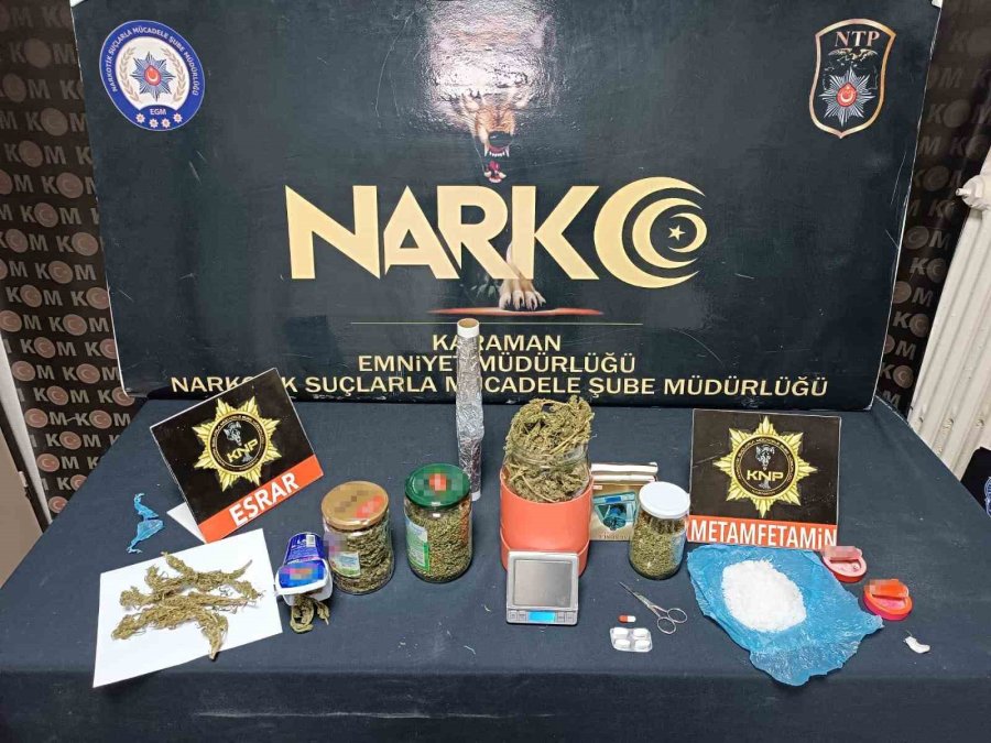 Karaman’da Uyuşturucudan Gözaltına Alınan 2 Şüpheli Tutuklandı