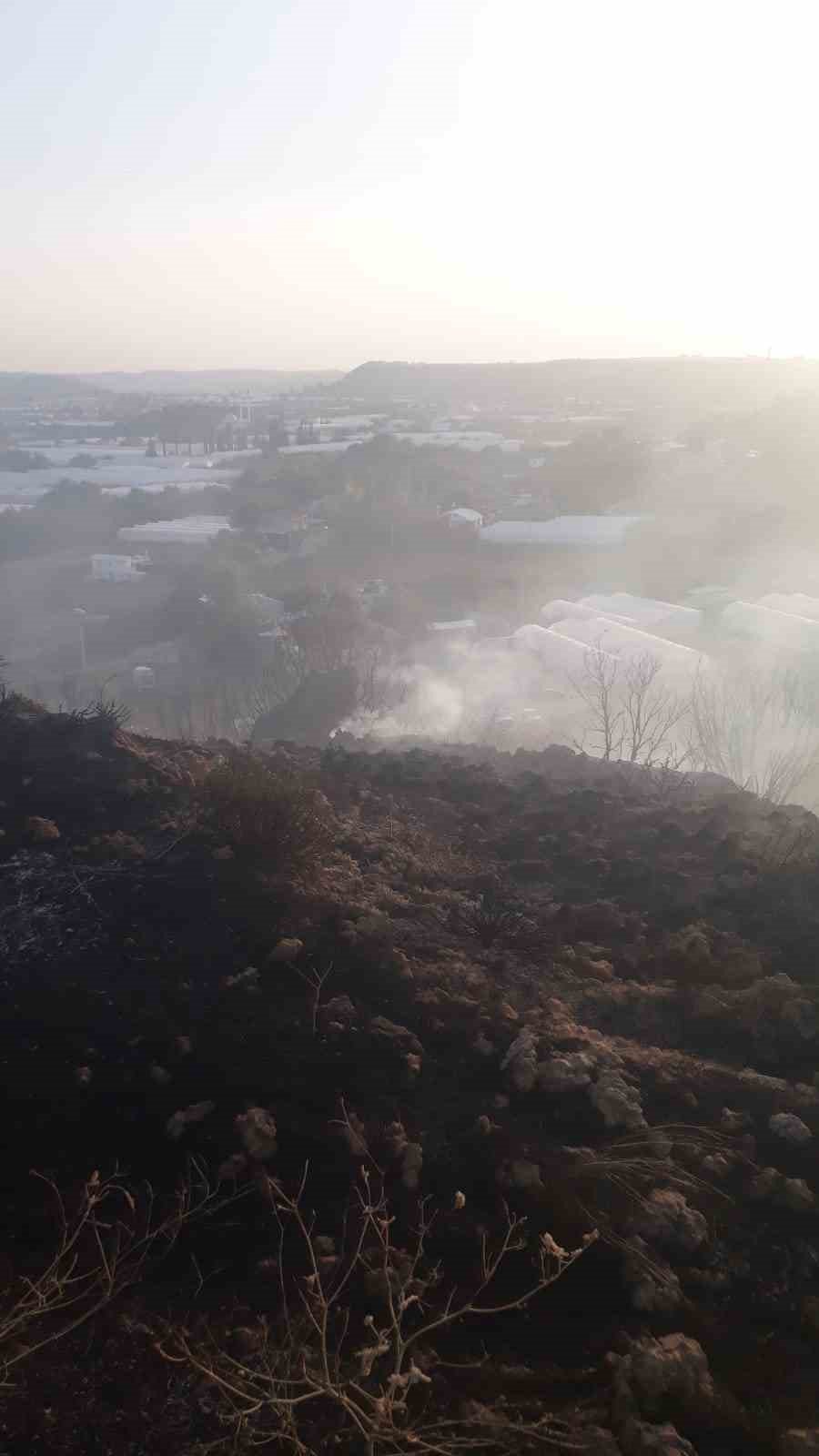 Aksu’da Çıkan Orman Yangını Söndürüldü