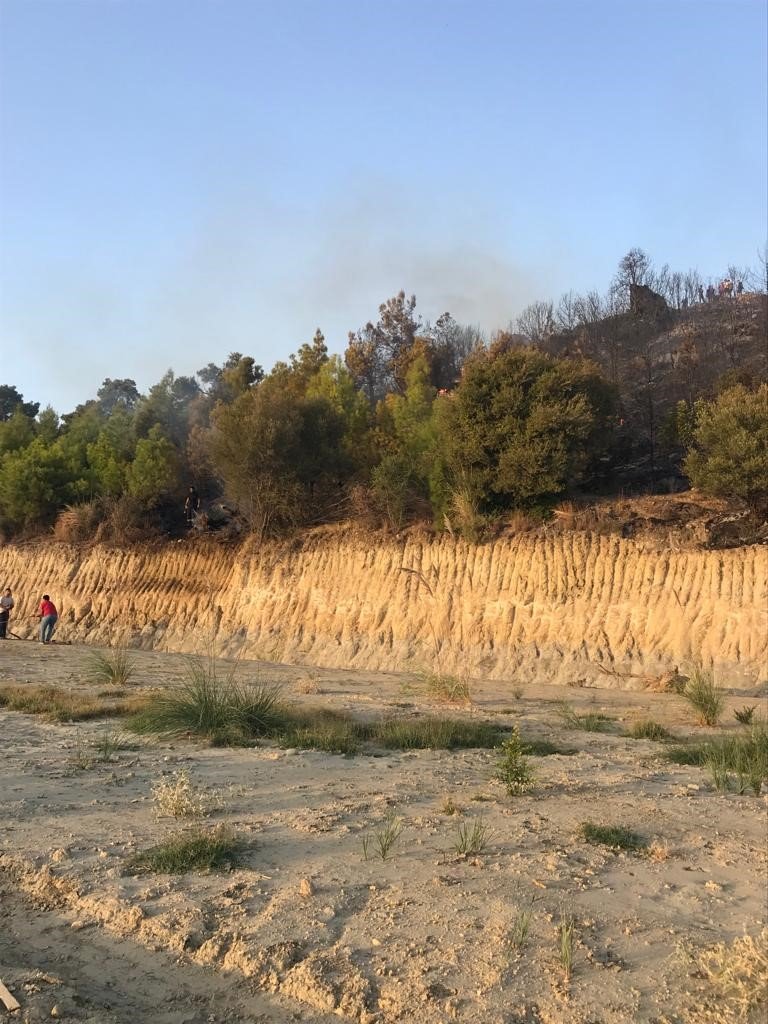 Aksu’da Çıkan Orman Yangını Söndürüldü