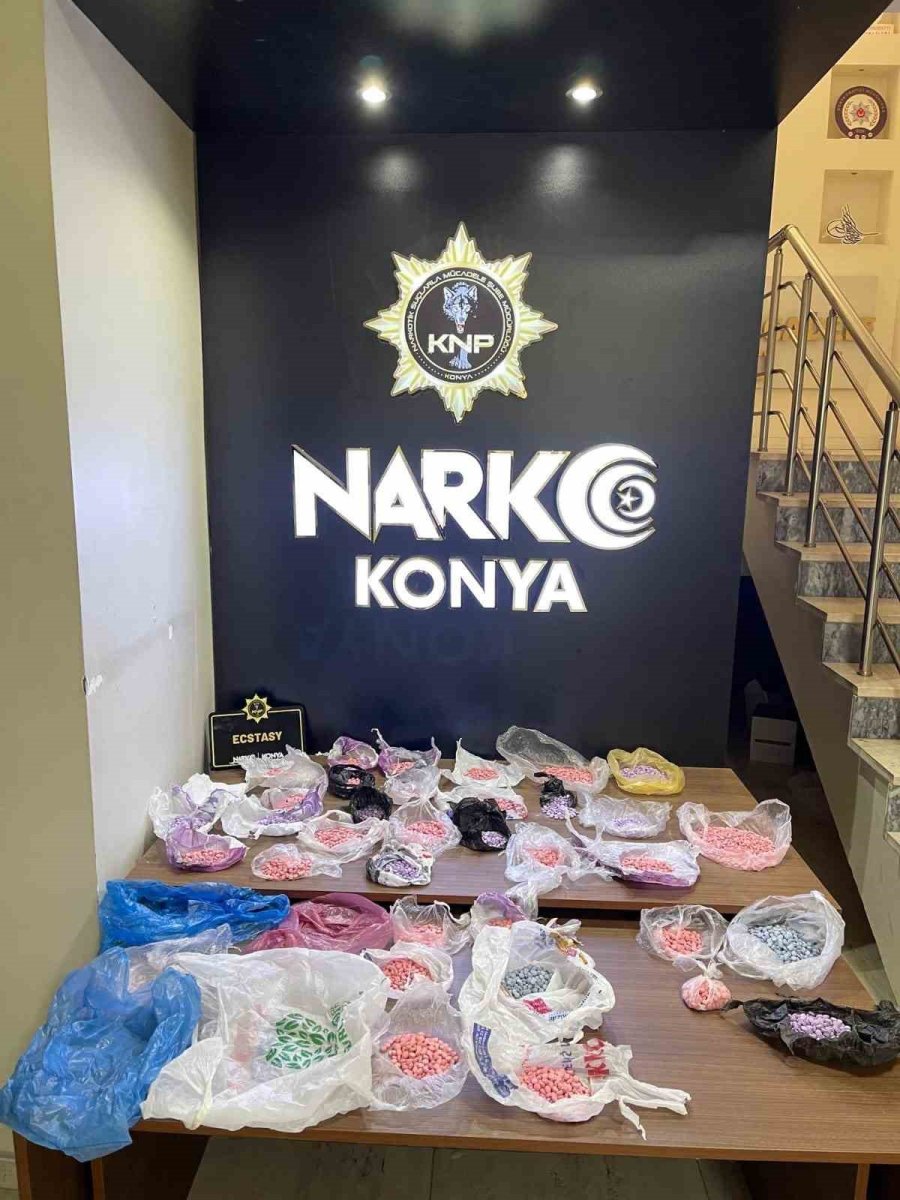 Konya’da Uyuşturucu Tacirlerine Baskın: 6 Gözaltı