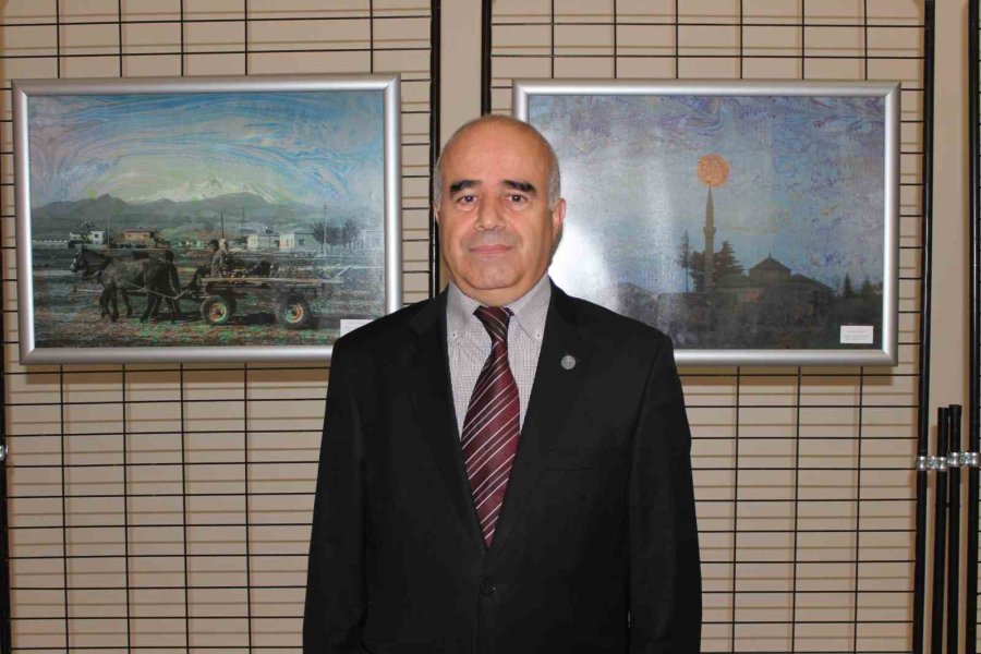 Dijital Sanat İle Geleneksel Sanat Tek Tabloda Birleşti