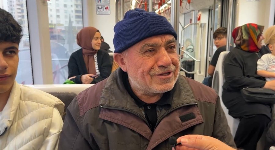 Kayserililer Yeni Tramvay Hattından Memnun