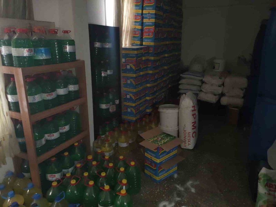 Müstakil Ev Kaçak Deterjan Üretim Merkezine Çevrilmiş