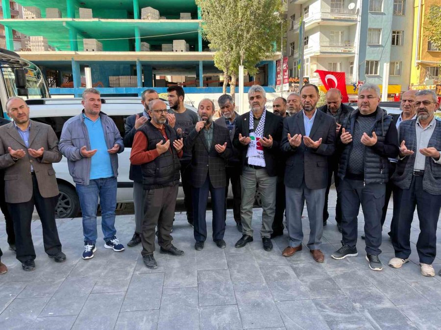 Niğde’de Anadolu Gençlik Derneği Blinken’in Türkiye Ziyaretine Tepki Gösterdi