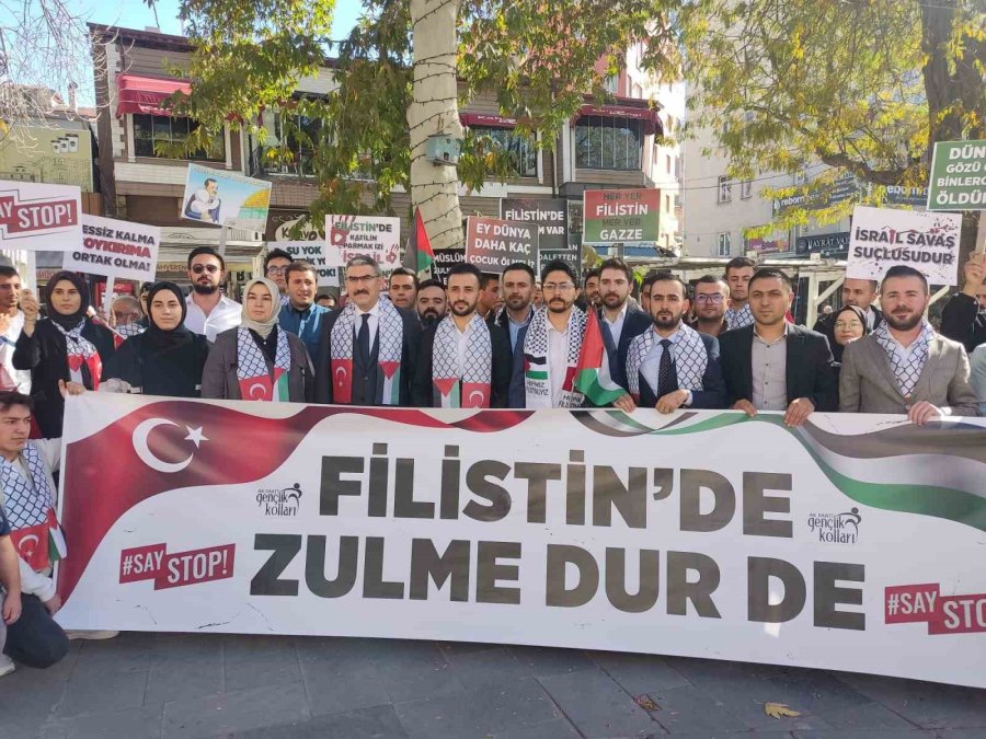 Ak Parti Niğde Gençlik Kolları’ndan Filistin’e Destek Açıklaması