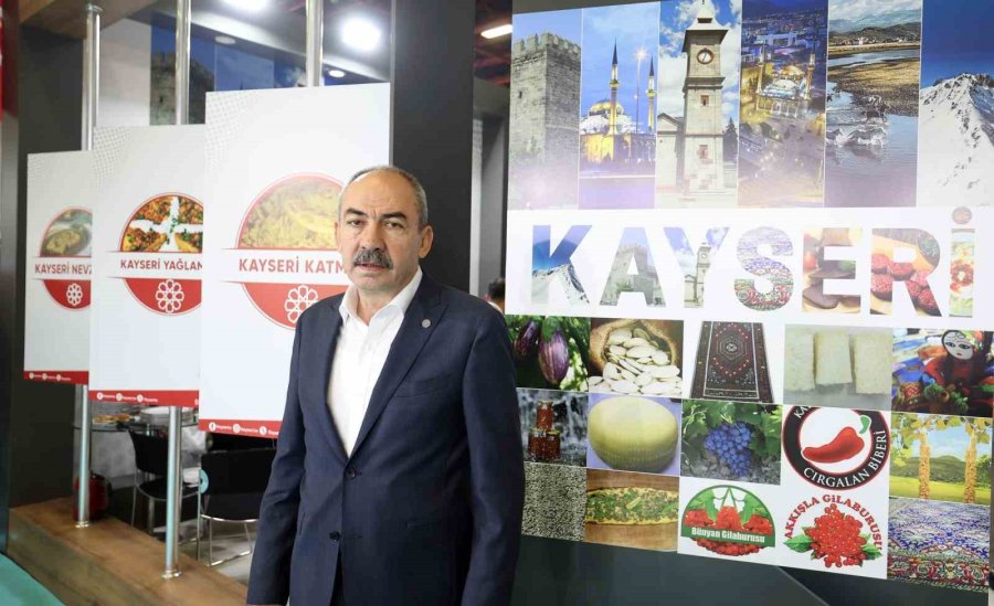 Kto, Kayseri’nin Coğrafi İşaretli Ürünlerini Antalya Yörex Fuarı’nda Tanıttı