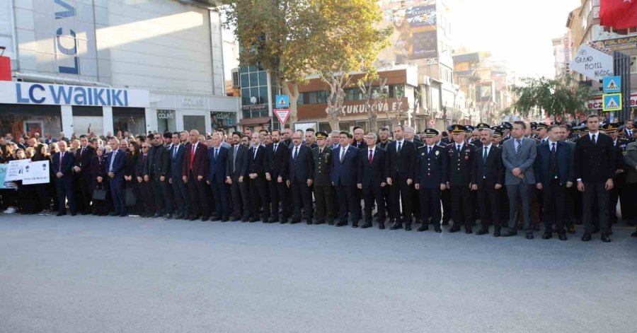 Niğde’de 10 Kasım Atatürk’ü Anma Töreni Düzenlendi