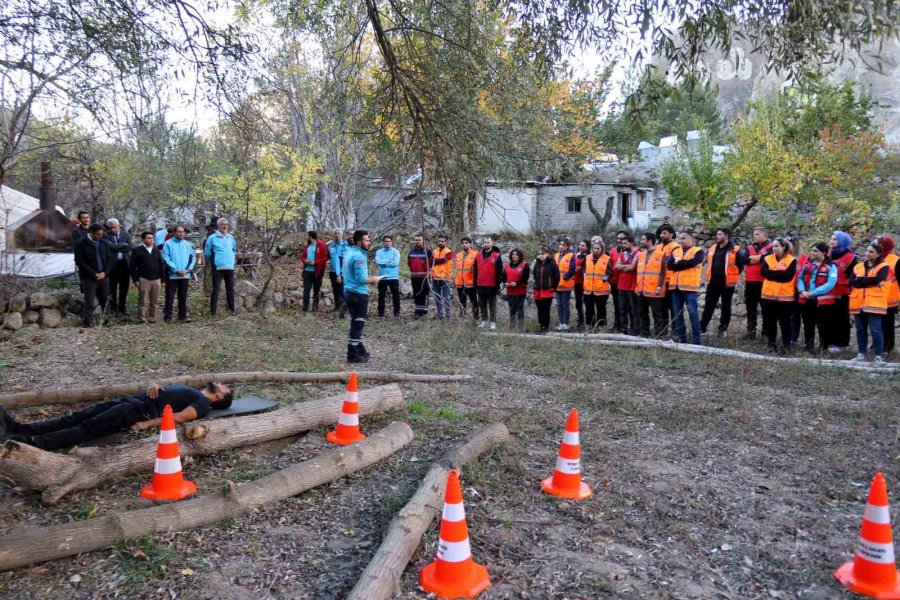 Kayseri’de Umke Ekipleri Muhtemel Afet Ve Kazalara Hazırlanıyor