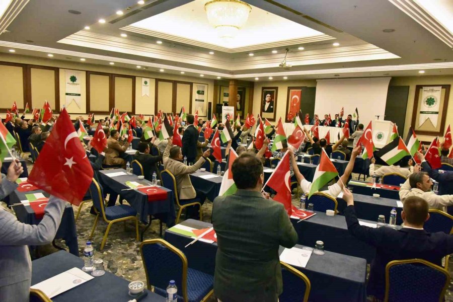 Konesob Başkanlar Kurulu Toplantısında İsrail’e Tepki