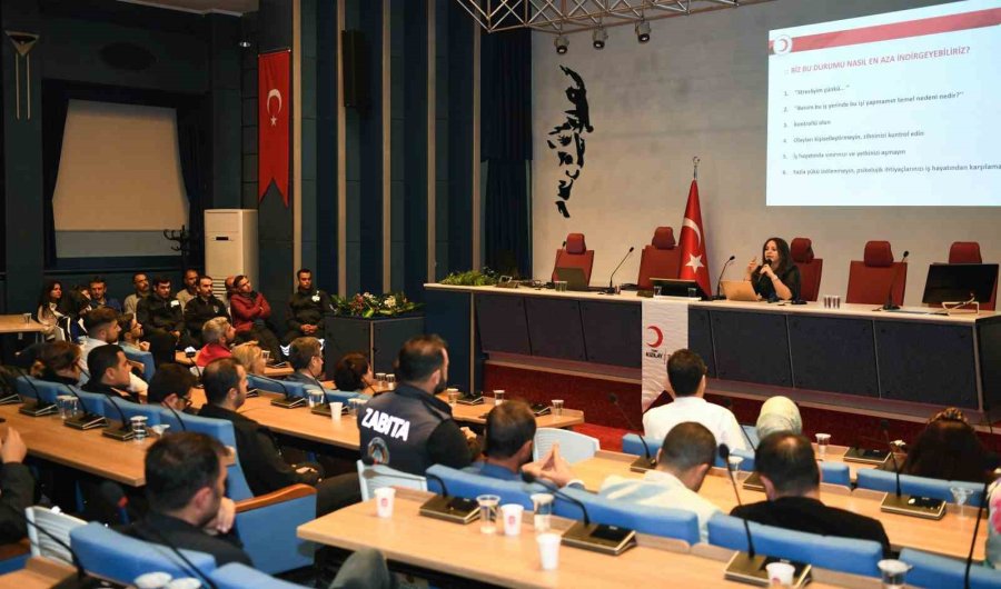 Büyükşehir’den Personele ‘iş Ve Stres Yönetimi, Öfke Kontrolü’ Eğitimi