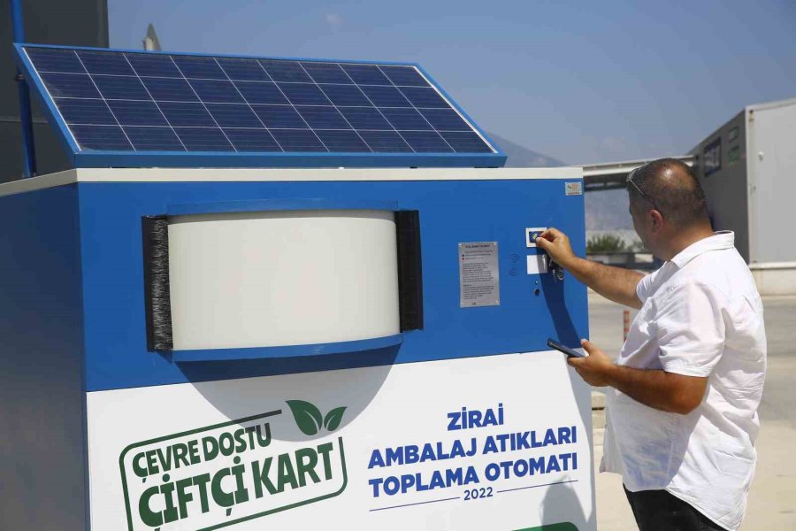 Büyükşehir, Zirai Ambalaj Atıkları Toplama Otomatlarının Sayısını Arttırdı