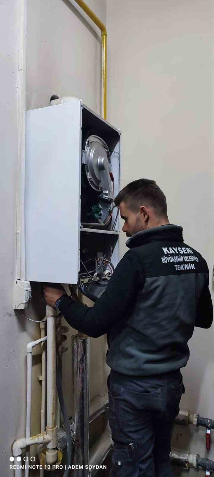 Kayseri Büyükşehir’den Tesislerde Kış Bakımı