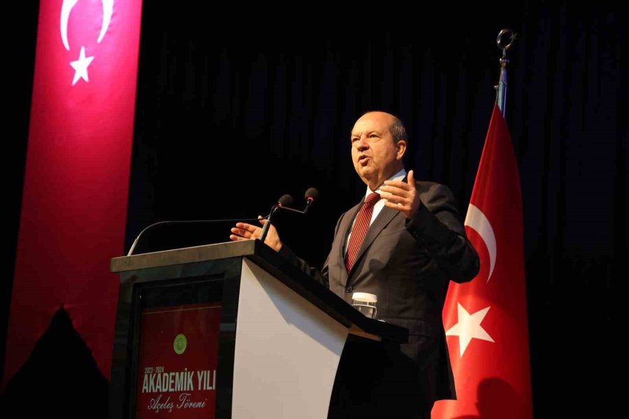 Kktc Cumhurbaşkanı Ersin Tatar’a Selçuk Üniversitesi’nde Fahri Doktora Verildi